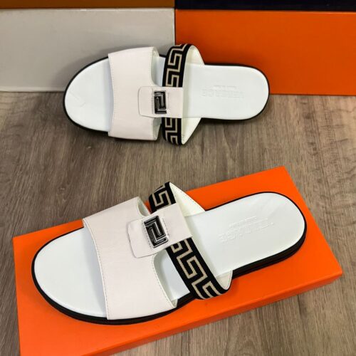 Versace Sandale Homme en Cuir