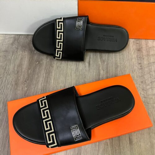 Versace-Sandale Homme en Cuir
