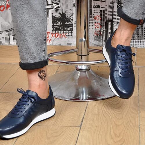 Chaussure Sneckers en Cuir