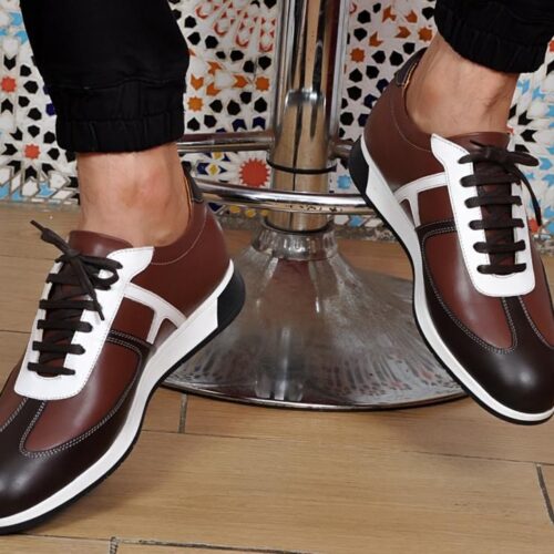 Chaussure Sneckers Cuir