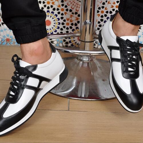 Chaussure Sneckers Cuir