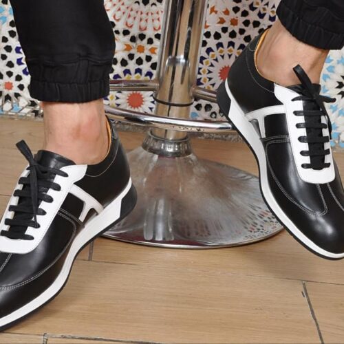 Chaussure Sneckers Cuir