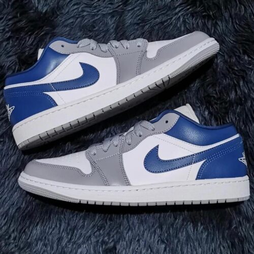 Baskets Jordan / Bleu Gris