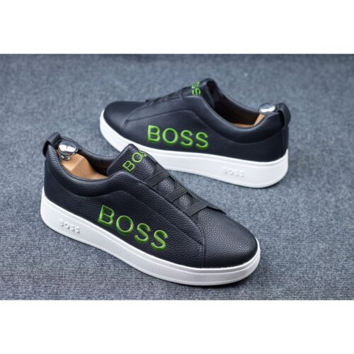 Sneakers BOSS Noires – Style Élégant et Urbain
