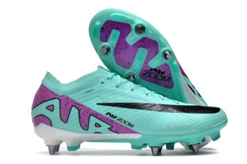 Crampons Nike Air Zoom Mercurial – Menthe/Noir/Violet