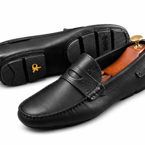 Mocassin Homme Noir Classique