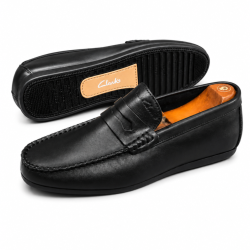 Mocassin Homme Noir Élégant