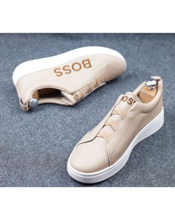 Baskets BOSS Beige – Style et Élégance