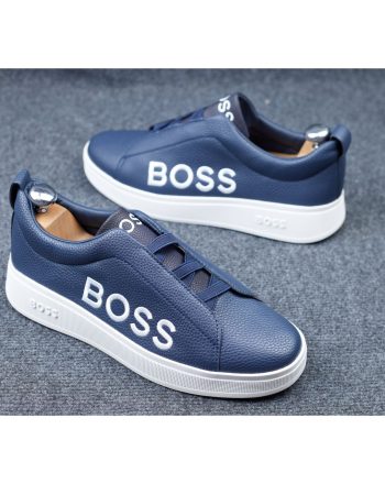 Sneakers BOSS – Bleu Marine Élégance & Confort