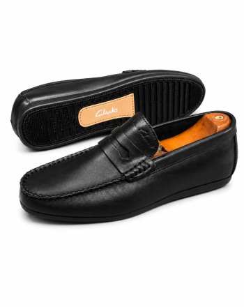 Mocassin Homme Noir Élégant