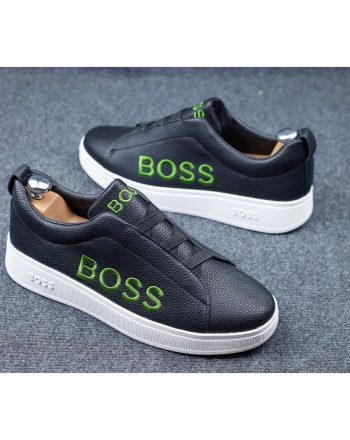 Sneakers BOSS Noires – Style Élégant et Urbain